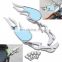 Universal  Mirror Scooter E Bike Flame Style 360 Degree Adjustment Electromobile Motorcycle Side Mirror Rearview Mirrors