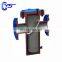 Stainless Steel Basket Strainer With Detachable Filter Drum
