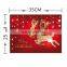 Season's Greetings Stained Tempered Glass Choppping Cutting Boards