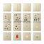 BAIJIANG UK Standard Wall Push Button Light Switch 16A Silver Alloy contact Flame retardant PC Sockets And Switches Electrical