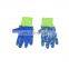 HANDLANDY garden line gardening gloves,Blue printing cotton children garden gloves