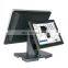 All in one pos 15 inch touch/ desktop computer with barcode reader
