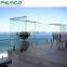 Hot sale stainless steel design Tempered Glass spigot railing