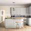 Popular Modern Look Hotel Project Matt Silver Grey Kitchen Pantry Cupboard