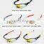 New trendy interhchangle 5 lens sunglasses black frame adjustable temple sun glasses