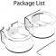 2 Pack Acrylic Water Bottle Holder Mount for Peloton Bike
