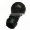 Complete 5 Speed Leather Boot cover Chrome Car Gear Shift Knob For Peugeot 307