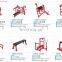 Body building fitness equipment plate load gym machine ISO Wide Chest Press for Gym machine