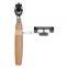 Professional disposable shaving razor for shaving with wood handle with 3 layer blades for man
