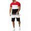 Summer Tracksuit Summer Men 2 Piece Set 2022 OEM Custom Men Summer 2 Piece Cotton Short Sleeve Tracksuit Sets T Shirt And Short