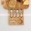 Wholesale 100% Organic Simple Luxury Restaurant Bamboo Cheese Board With Cutlery