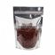 Clear Front Silver Back Stand Up Smell Proof Resealable Ziplock Aluminum Foil Packaging Mylar Food Storage Doypack Pouches Bags