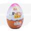 egg-shape custom made kid gift metal tin piggy bank