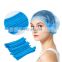 Disposable Lightweight Polypropylene Hats Breathable Unisex Hair Covers For Food Service