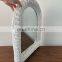 Hot Selling Small Arched White Rattan Mirror Home Decoration Bedroom WHolesale made in Vietnam