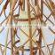 High Quality Candle Holder Rattan Natural Table Lantern Candlestick Holder in Bulk European Style Vietnam Supplier