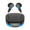 Low Latency Earbuds G10 TWS Wireless Earphone for Gaming and Sports with RGB lights Perfect 3D Sound Earphones Headphone Headset