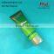 green plastic airless tube packaging cosmetics tubes with flip top cap, 50g cosmetic packaging tube for faical mask