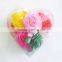 100pcs/PVC Popular Colorful Iridescent Ribbon Star Bow for Gift Decoration
