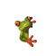 1 Chaste Frog ornament Tabletop Decoration Climbing Frog statue Car Model Mini decorative tabletop toy Resin