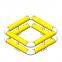 Hot Sales Flexible Anti Collision Safety Barrier Imported Polymer Plastics Yellow Road Building Bollards Traffic Barrier