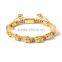 2016 Latest Design Vogue Jewellery Adjustable Charm Black Cord Bracelet Beads Bracelet With Diamond
