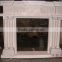 nature marble hand carved indoor fireplace
