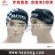 Healong sport black and white sublimation ski toboggan cap