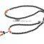 8mm black Obsidian and cinnabar 108 mala beads buddhist prayer beads