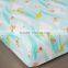 100% cotton baby crib elastic fitted sheet