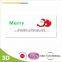 Custom 2014 3D Christmas Greeting Card