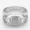 CYW zircon ring for men fashionable jewelry Micro inlays design men's rings