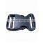 plastic ribbon buckle with rope custom logo curved