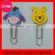 high quanlity soft rubber human shaped paper clips