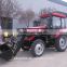 55 hp tractor DQ554 , 4 in 1 bucket FEL front end loader TZ06D ,backhoe excavator LW-7 ,CE approved model