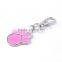 Wholesale Multi Color Metal Paw Printed Zinc Alloy Pet ID Tags Pendant Charms