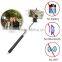 Mini foldable colorful monopods selfie stick with bluetooth shutter