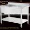 Hotel restaurant commercial Handmade stainless steel kitchen cabinet with sink For washing the cookware kitchen ware