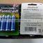 China supplier Rocket lr6 alkaline aa battery 1.5V Dry cell batteries manufacturers