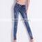 Ladies Stylish Sexy Tight Jeans With Broken Holes Washing Pants Women