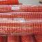 orange barrier fence