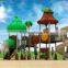 China kids plastic slide for outdoor playground equipment