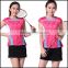 fashion and top quality for women badminton wear or women t shirt with digital printing machine prices in china