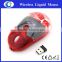 2.4Ghz Wireless Custom Floater Optical Mouse Liquid for Any color