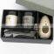Natural aroma candle set with incense cone