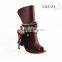 Tavia 01 wine red high heels no platform sandal 2016 elegant design unique models for fashion women                        
                                                Quality Choice
                                                                    