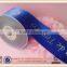 Silver foil printed ribbons for packing used