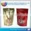 clear window stand up plastic dried food packaging bag