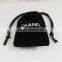 factory price nice printed black velvet coin bag