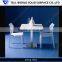 solid surface eco-friendly cafe dining table acrylic dining table